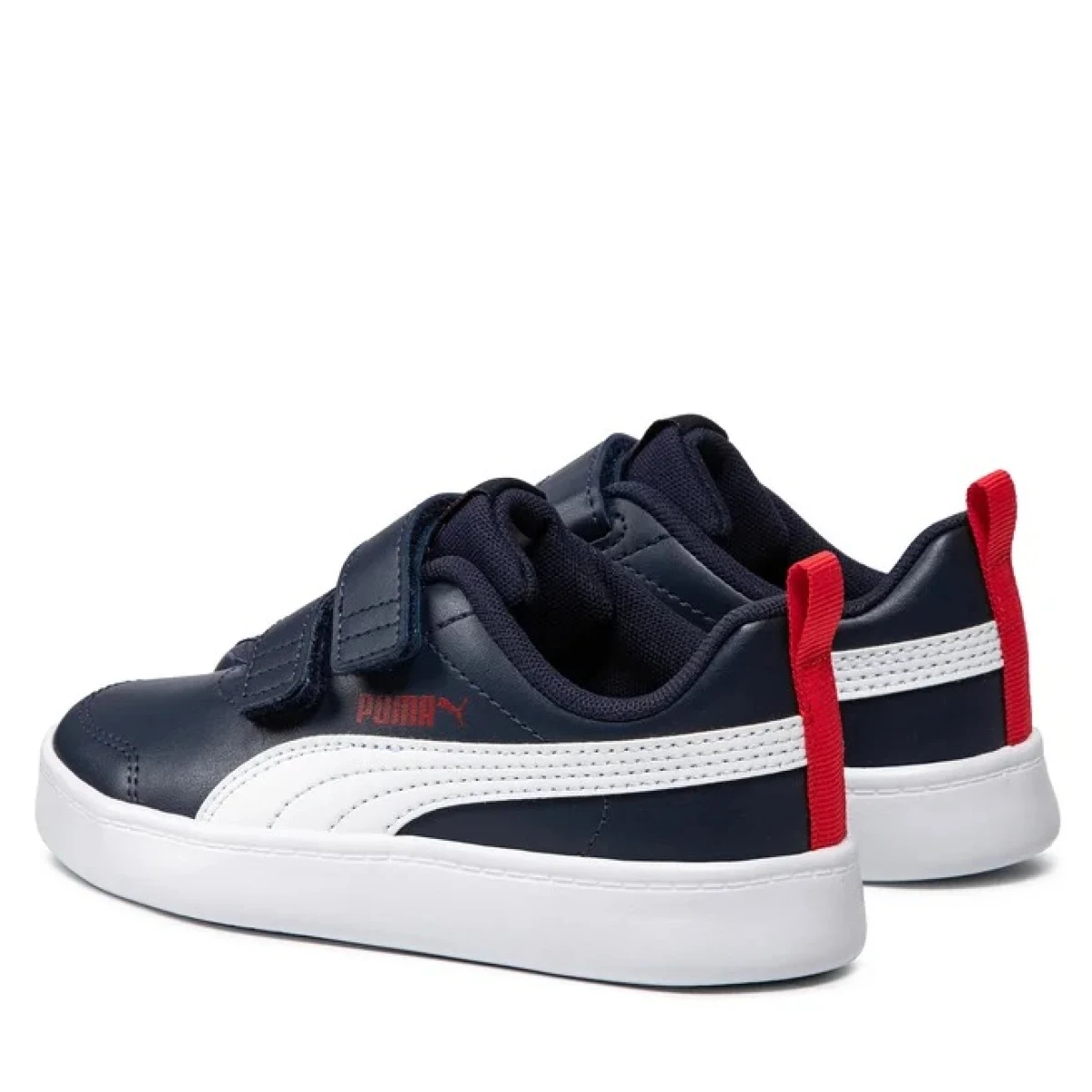 Puma Courtflex V2 V Ps - Veľkosť: 35 | Farba: modrá · záber 3