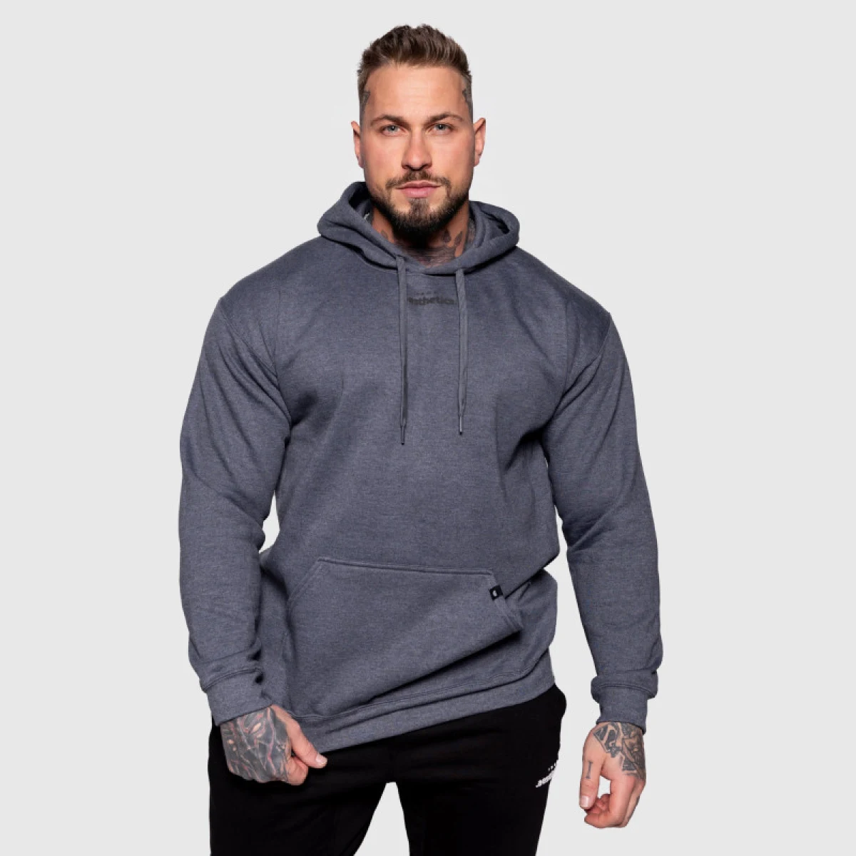 Oversize mikina Iron Aesthetics Cozy, sivá · záber 10