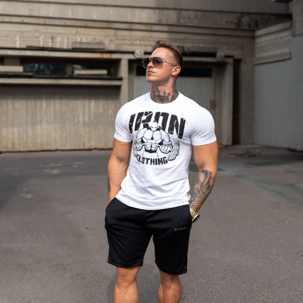 UltraSoft tričko IRON MAN, biele · záber 2