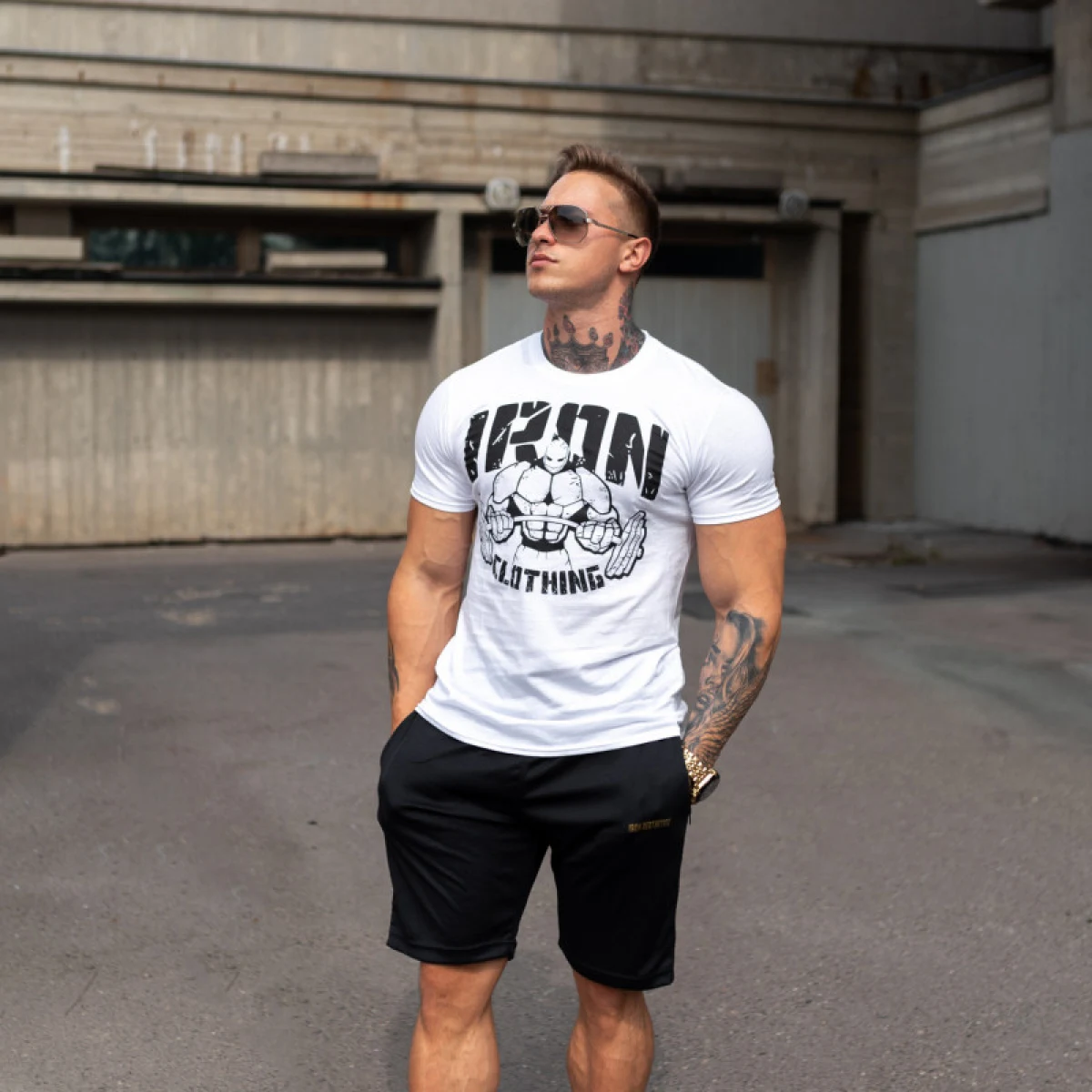 UltraSoft tričko IRON MAN, biele · záber 1