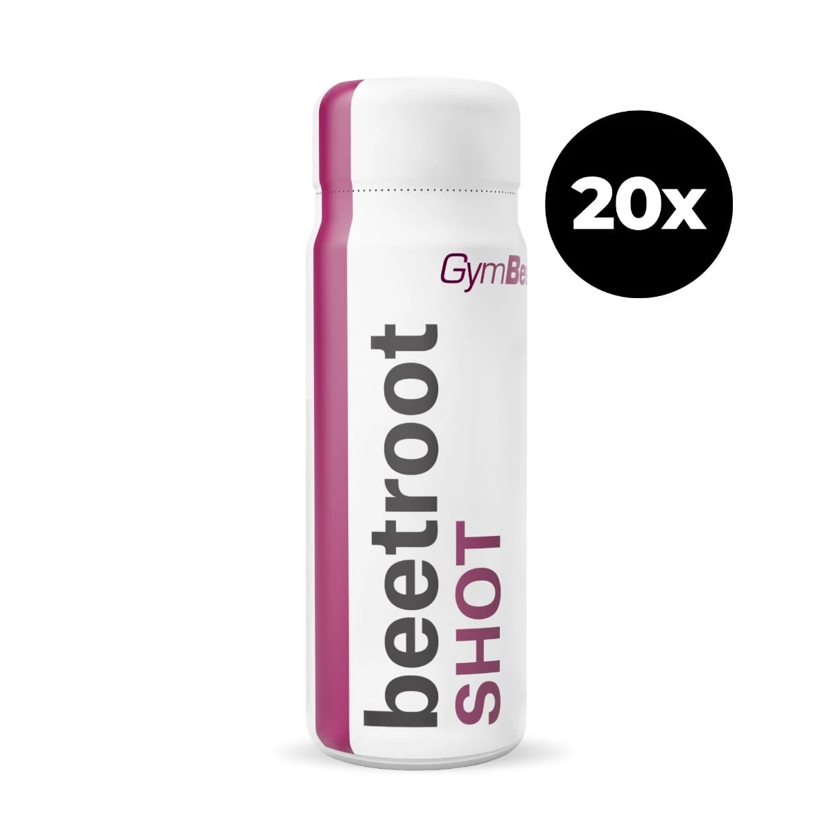 GymBeam Beetroot shot - Příchuť: Lesní ovoce | Objem: 20 x 60 ml · záber 1