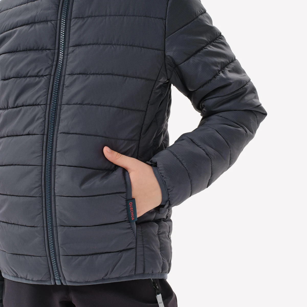QUECHUA Detská turistická bunda 3v1 MH500 7-15 rokov modrá 12-13 r (151-160 cm) · záber 2