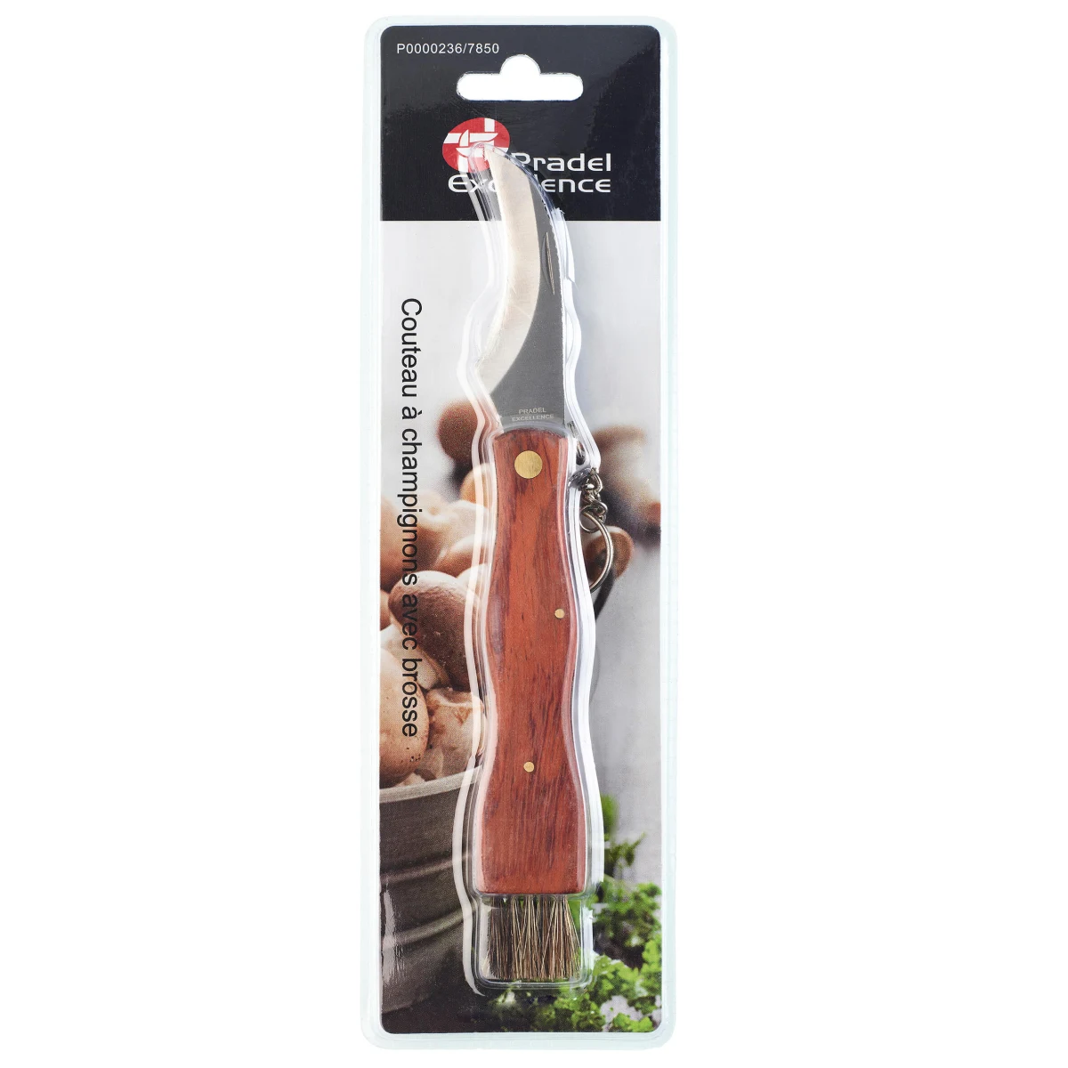PRADEL Skladací hubársky nôž dlhý 7 cm z nehrdzavejúcej ocele NO SIZE · záber 2
