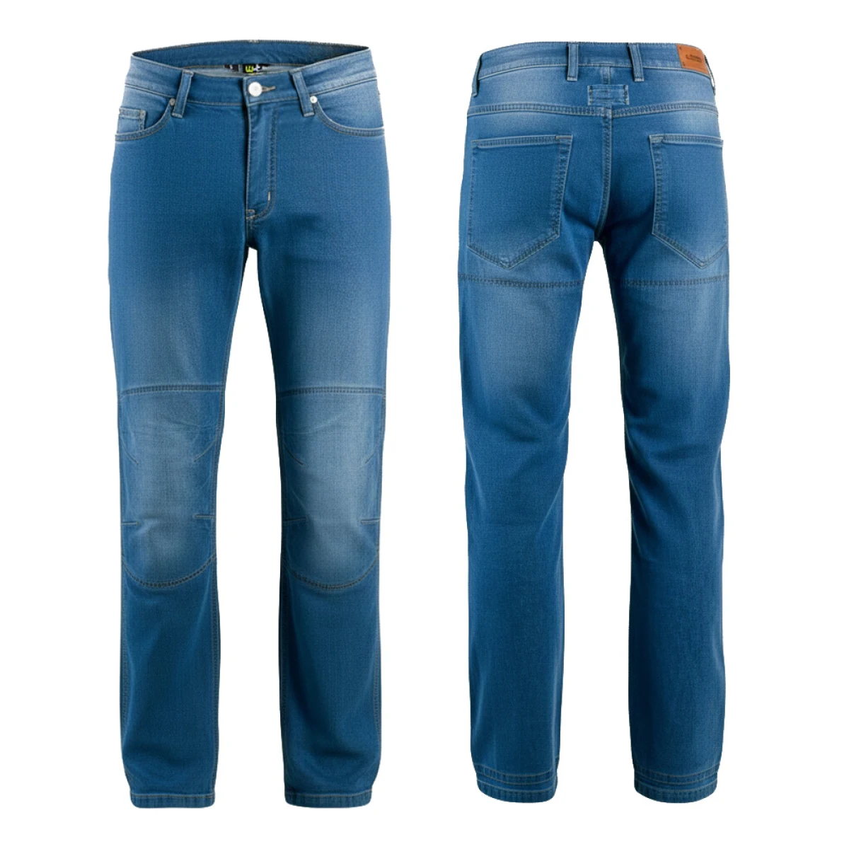 Pánske moto jeansy W-TEC Davosh Farba modrá, · záber 2