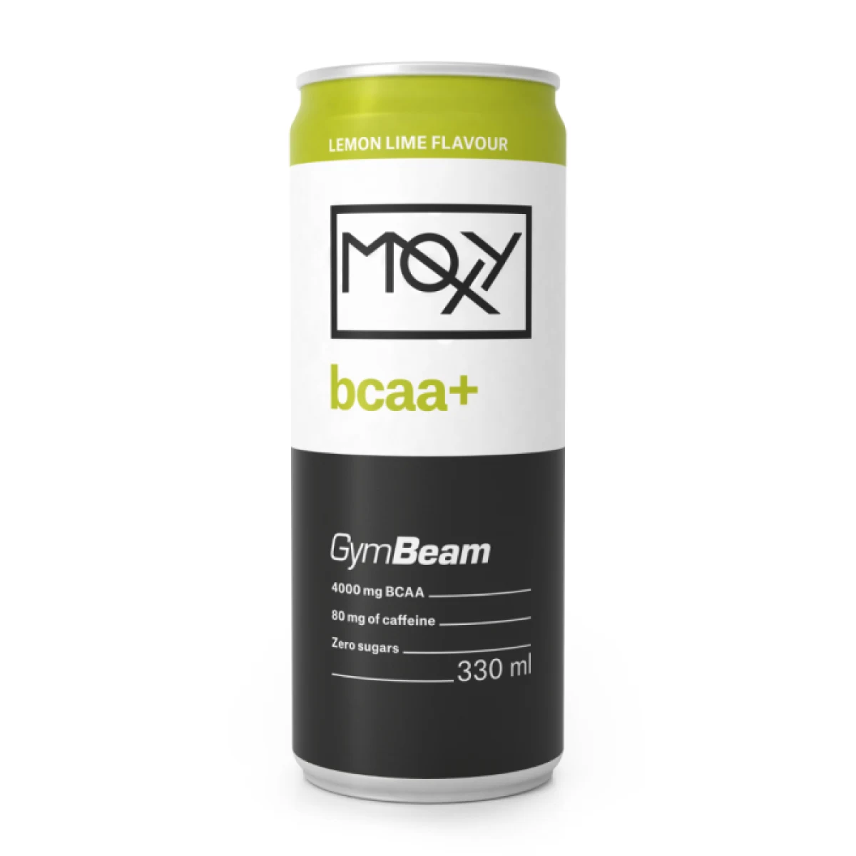 GymBeam MOXY BCAA+ energy Drink citrón limetka · záber 1