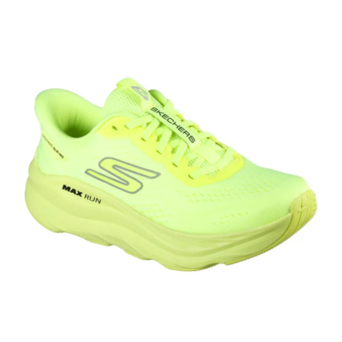 Dámska bežecká obuv SKECHERS Max Cushioning Max Run Slip-Ins W lime · záber 1