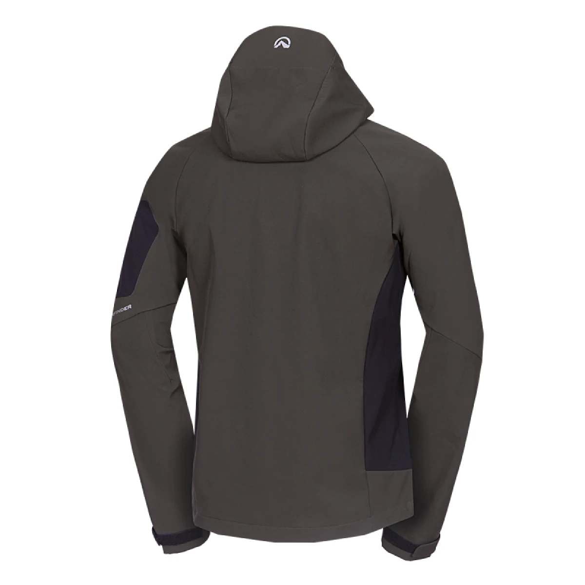 Pánská turistická softshellová bunda NORTHFINDER BRIO-550blackdarkgreen · záber 5