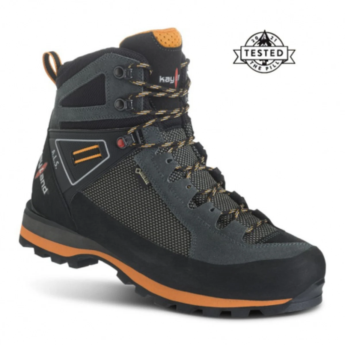 Pánská vysoká turistická obuv KAYLAND Cross Mountain GTX M grey orange · záber 1