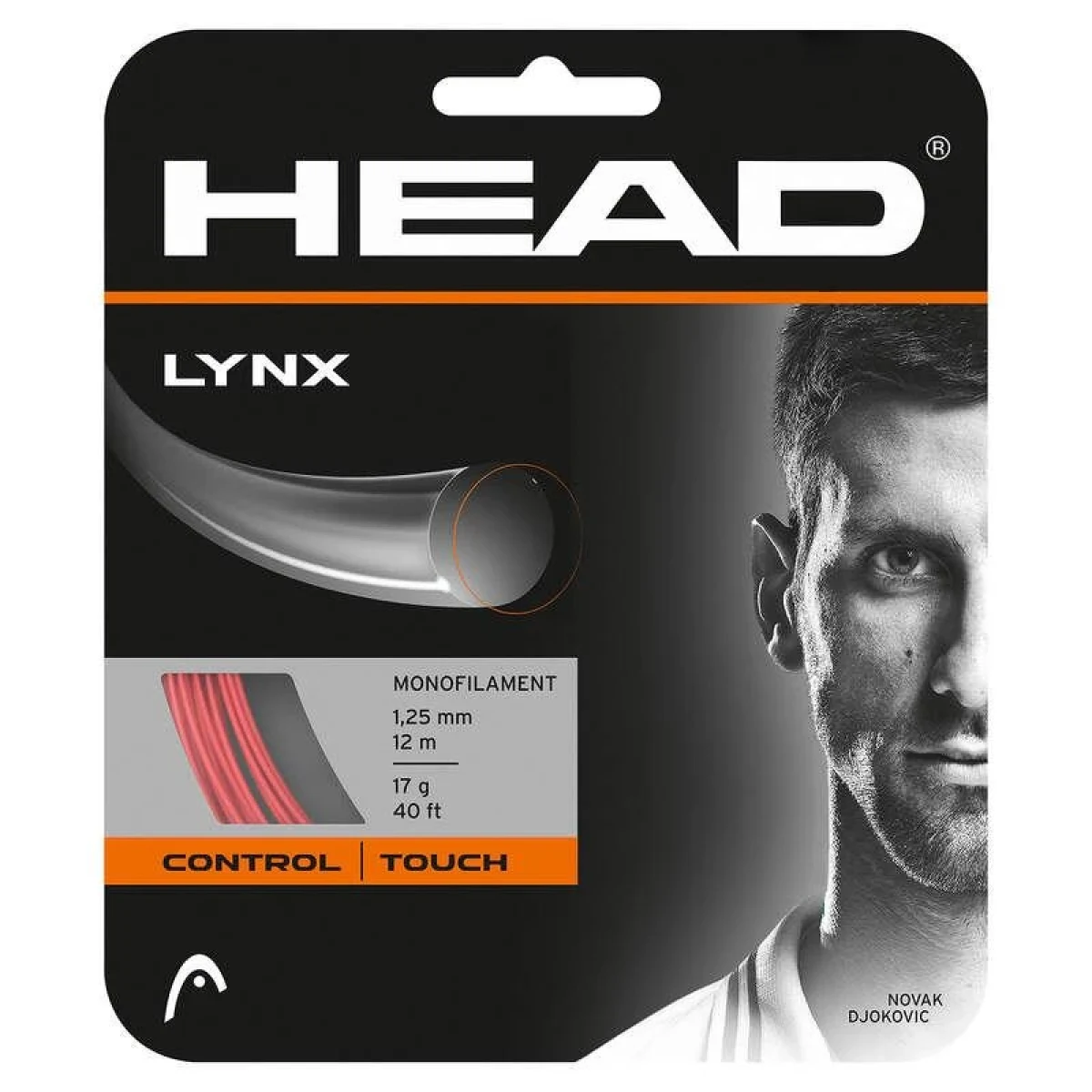 Head Lynx tenisový výplet 12 m červená · záber 1