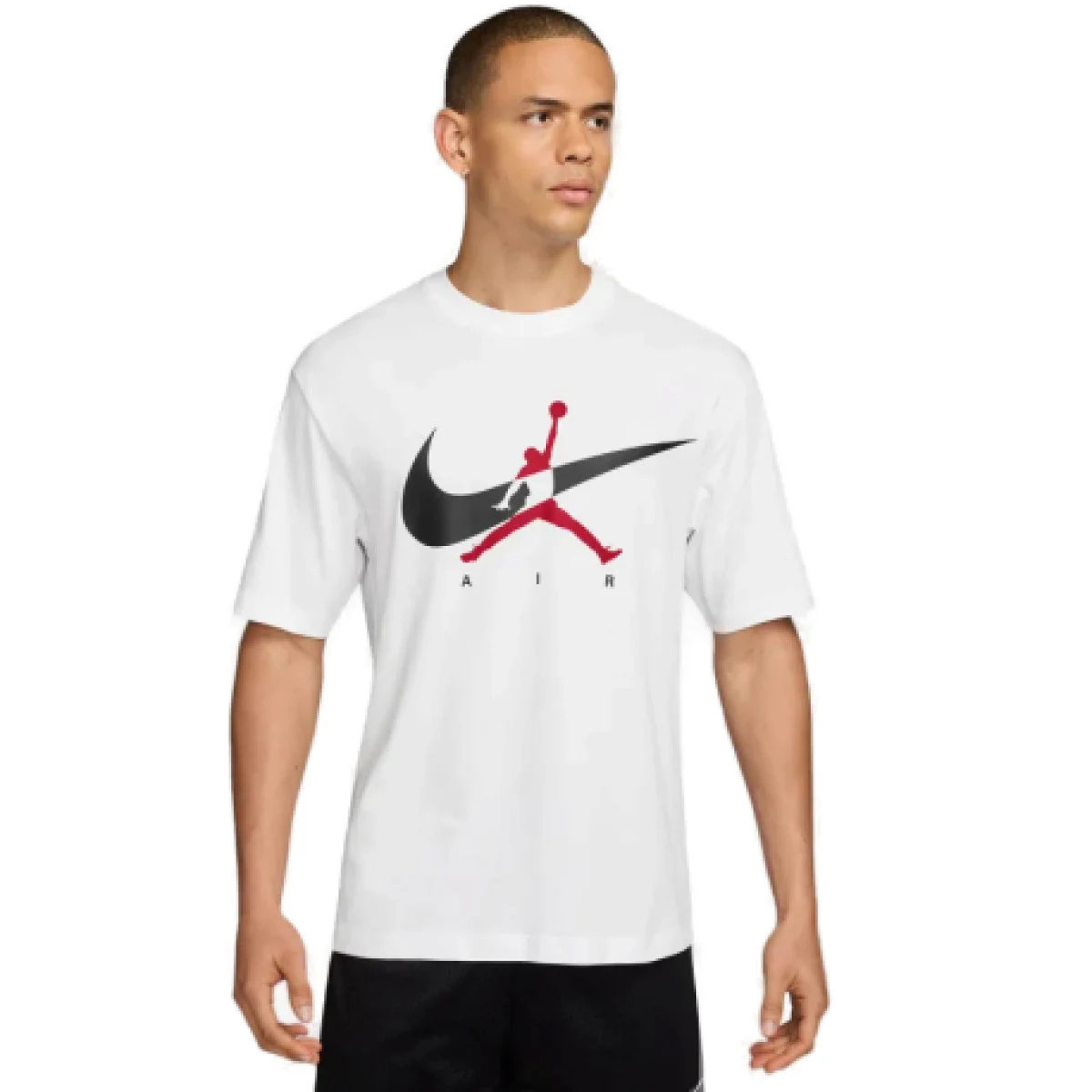 Pánske tričko s krátkym rukávom NIKE Jordan Brooklyn WHITE BLACK · záber 1