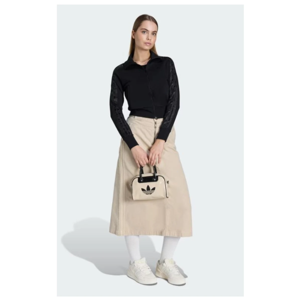 Dámska mikina so zipsom ADIDAS ORIGINALS FIREBIRD LACETT BLACK · záber 3