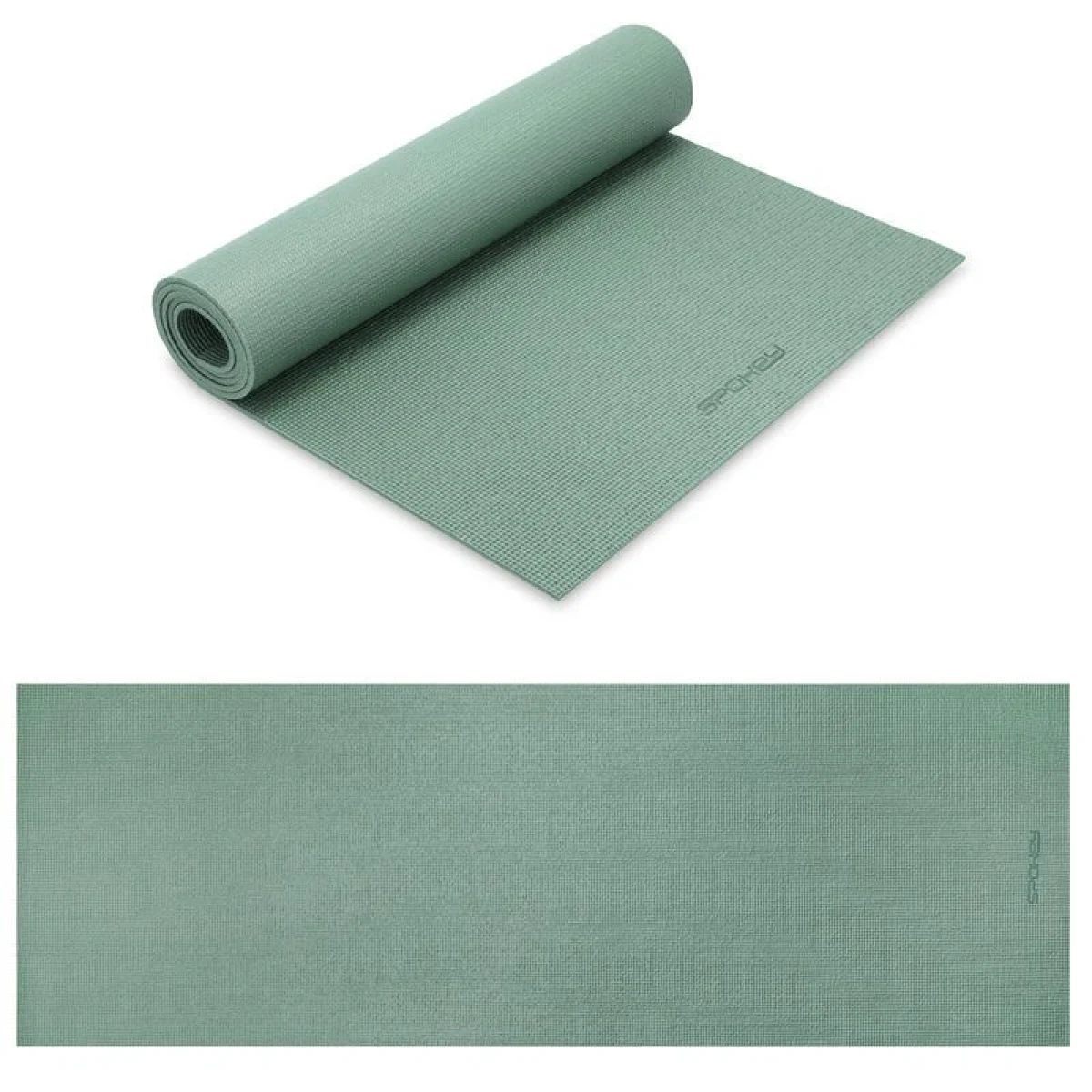 Fitness podložka SPOKEY LIGHTMAT 183 x 61 x 0,6 cm Grey - Barva: zelená · záber 1