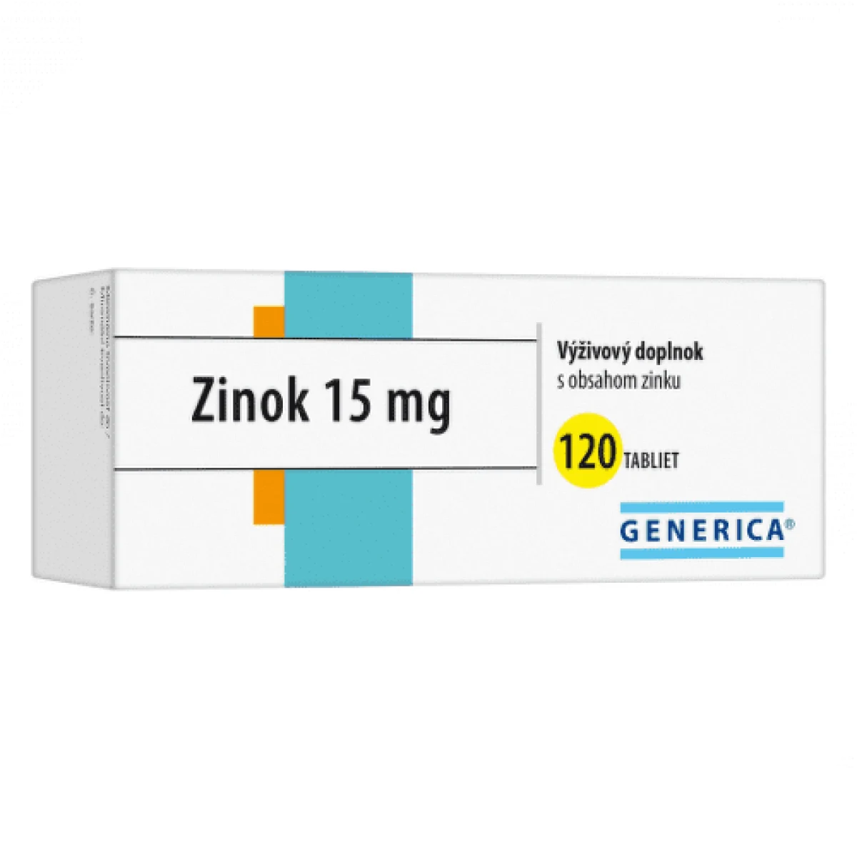 GENERICA Zinok 15 mg 120 tabliet · záber 2