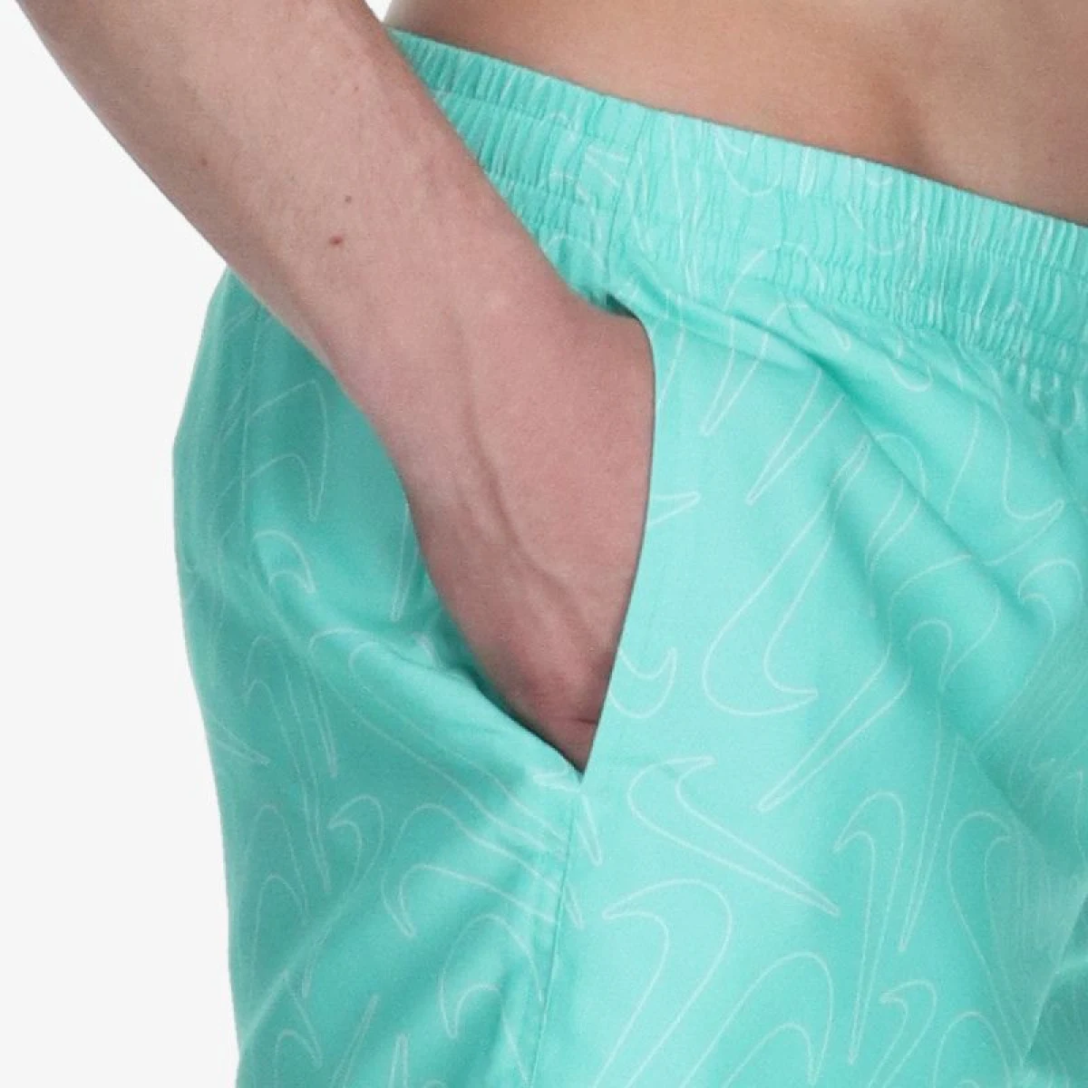 Férfi fürdőnadrág NIKE SWIM Breaker Logofetti 5 BLEACHED TURQ · záber 5