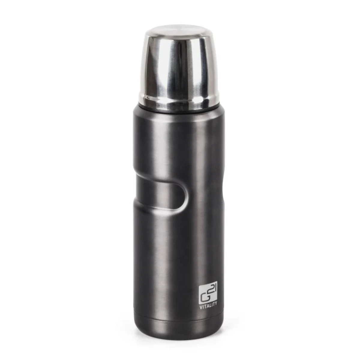 G21 Termoska na pití, 500 ml, ocelově šedá · záber 1
