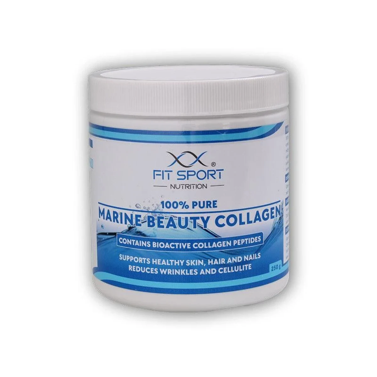 FitSport Nutrition 100% Pure Marine Beauty Collagen 250g Bioaktivní kolagenní peptidy VERISOL · záber 1