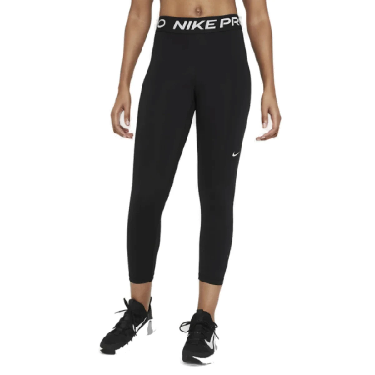 Dámske legíny NIKE PRO W NP 365 TIGHT CROP-Black · záber 1