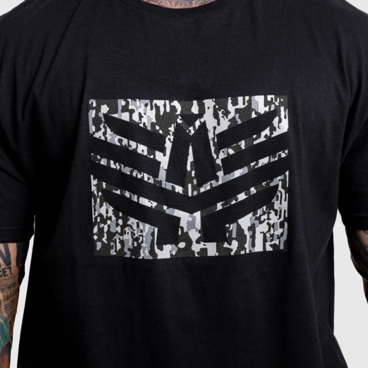 Pánske tričko Iron Aesthetics Tactical, čierne · záber 2