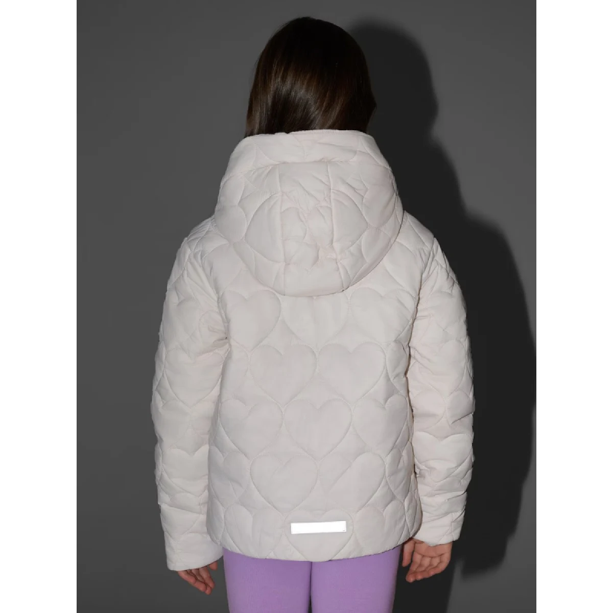 Dievčenská bunda s kapucňou 4F JUNIOR DOWN JACKET F0846-12S-CREME · záber 5