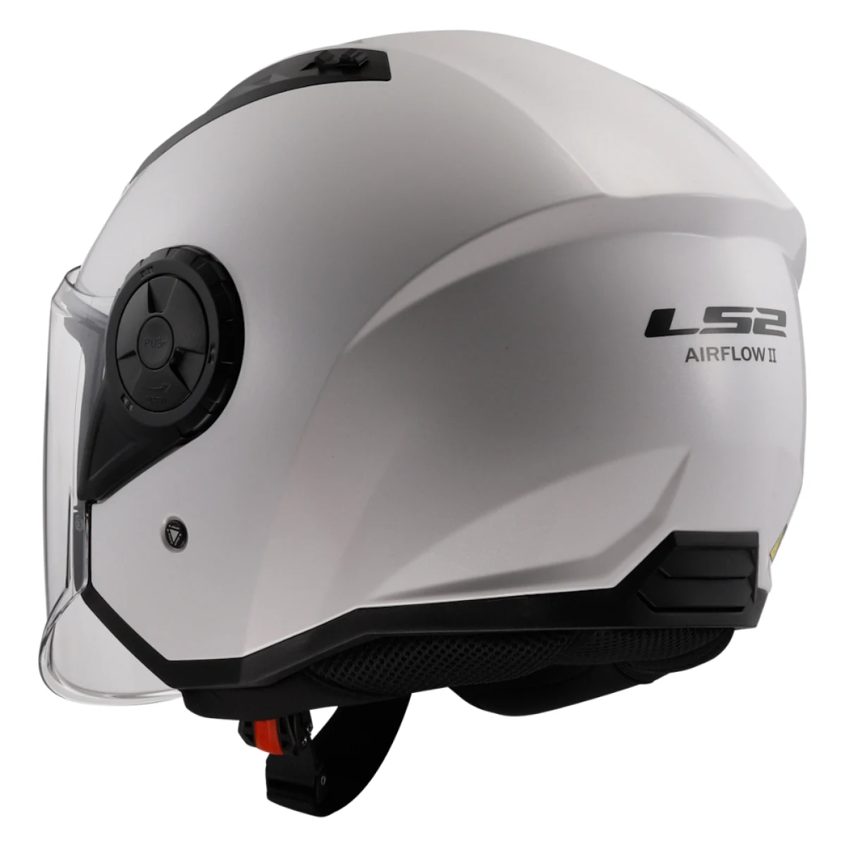 LS2 OF616 Airflow II Solid Gloss White 3XL (65-66) · záber 3