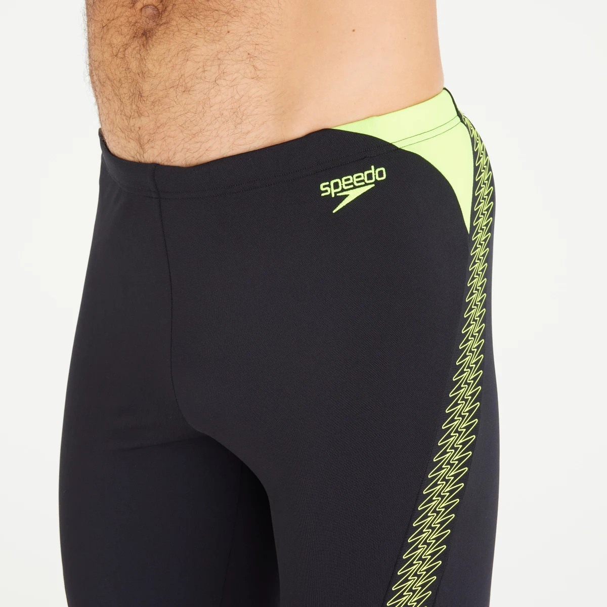 SPEEDO SPEEDO jammer pánske boxerkové plavky dlhé čierno-žlté L-XL · záber 2