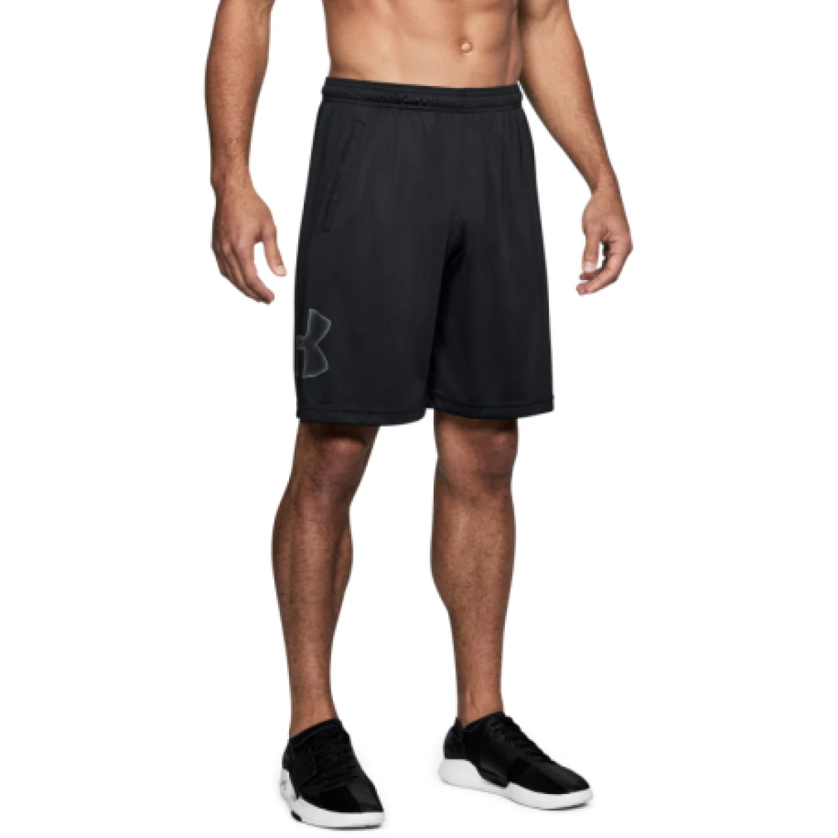 Pánské tréninkové kraťasy UNDER ARMOUR UA TECH GRAPHIC SHORT-BLK · záber 1