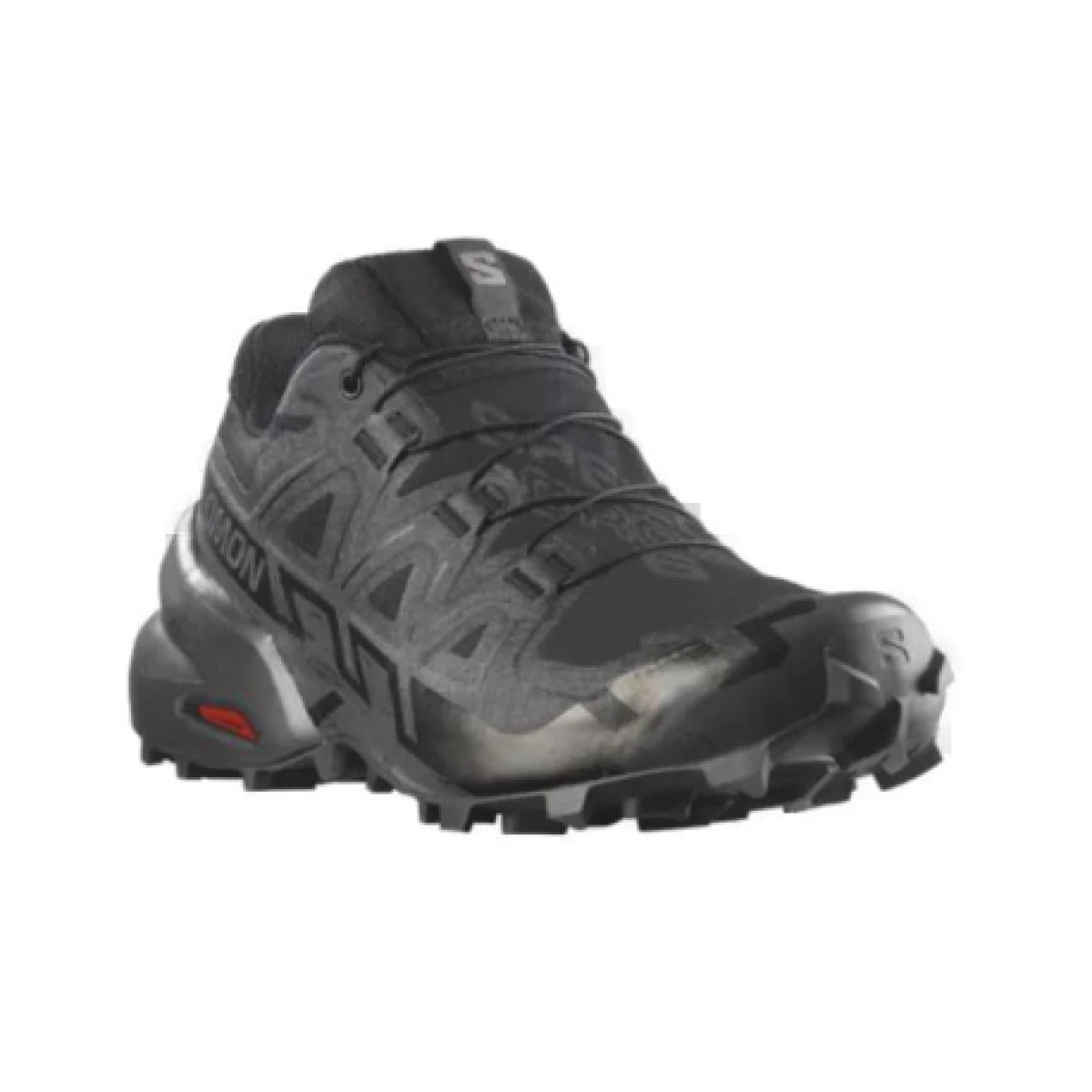 Dámská běžecká trailová obuv SALOMON Speedcross 6 GTX W black black phantom · záber 1
