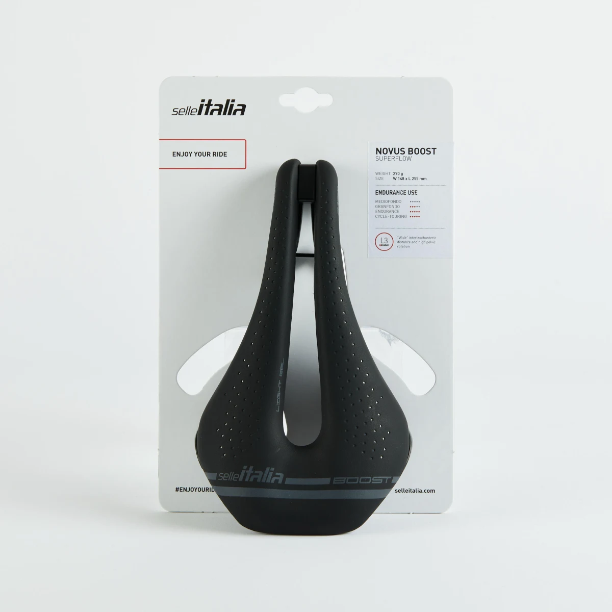 SELLE ITALIA SELLE ITALIA Novus boost gel gélové sedlo bez · záber 2