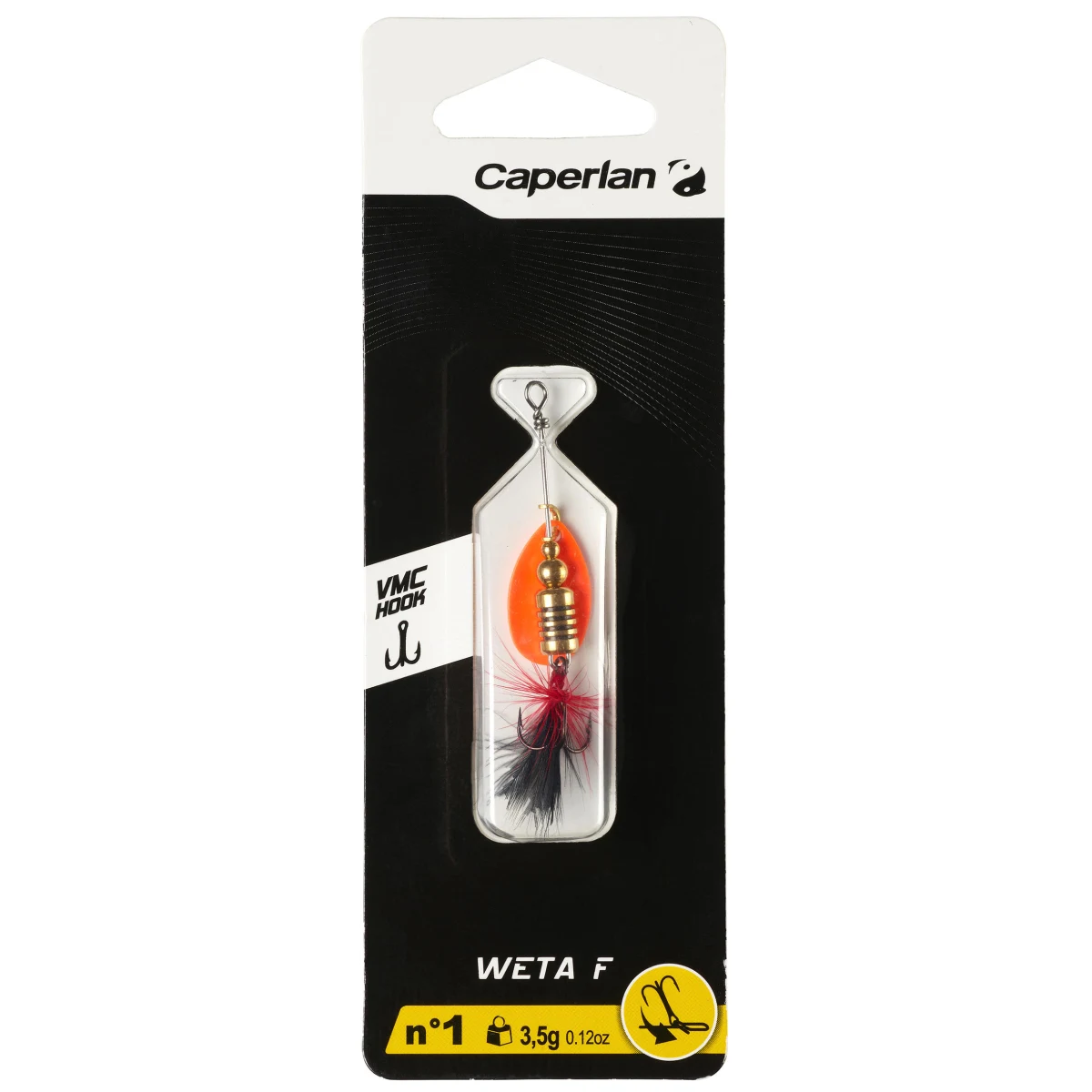 CAPERLAN Rotačný blyskáč Weta F #1 oranžový s čiernymi bodkami bez · záber 2