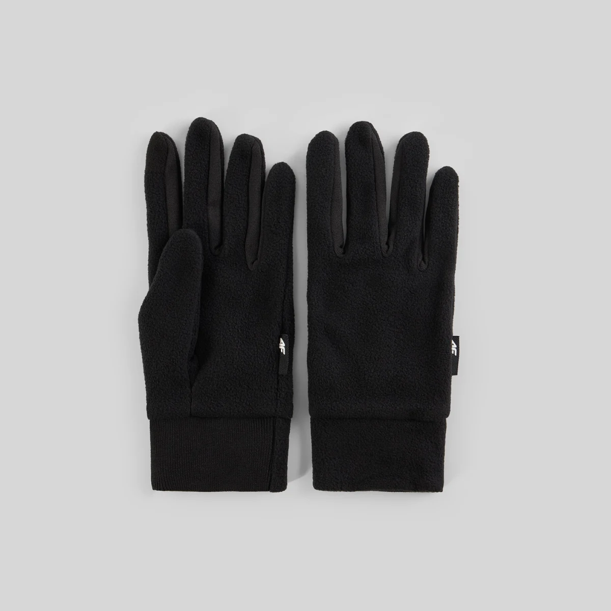 Fleecové rukavice Touch Screen unisex - čierne · záber 1
