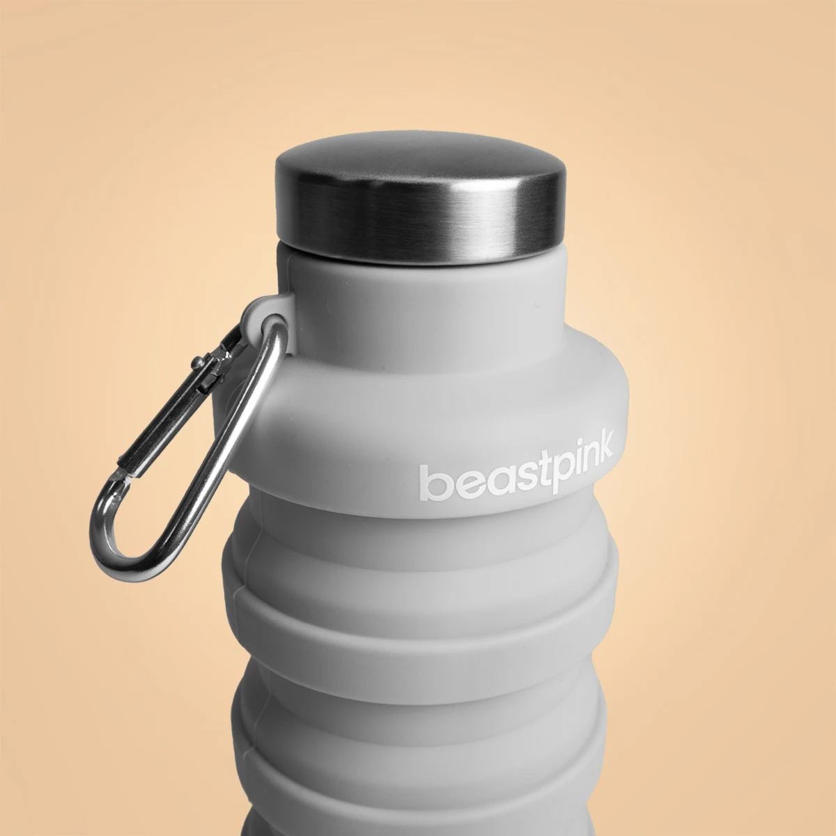 BeastPink Foldable Bottle Grey 500 ml · záber 3