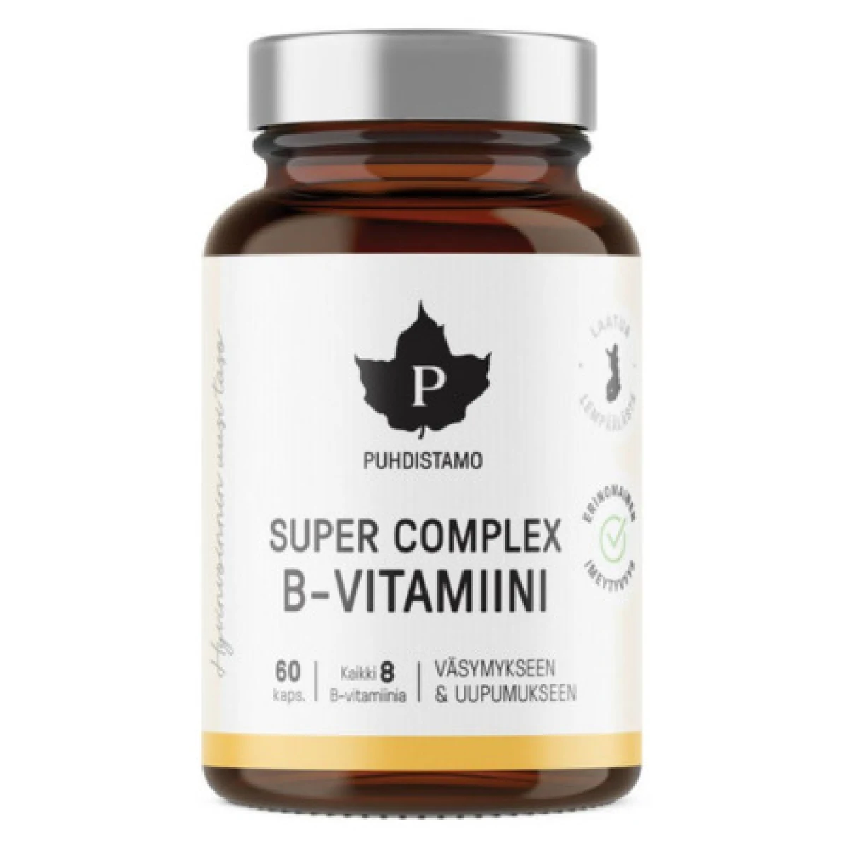 PUHDISTAMO Super vitamín b-complex 60 kapsúl · záber 1