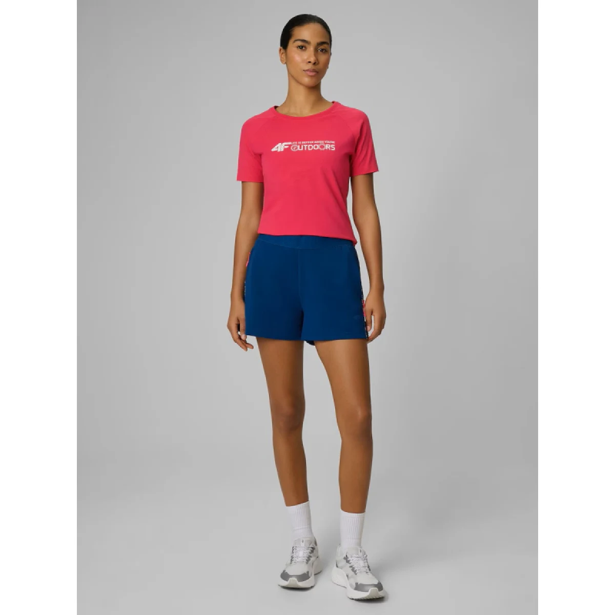 Dámské kraťasy 4F SHORTS CAS F713-46S-TEAL · záber 3