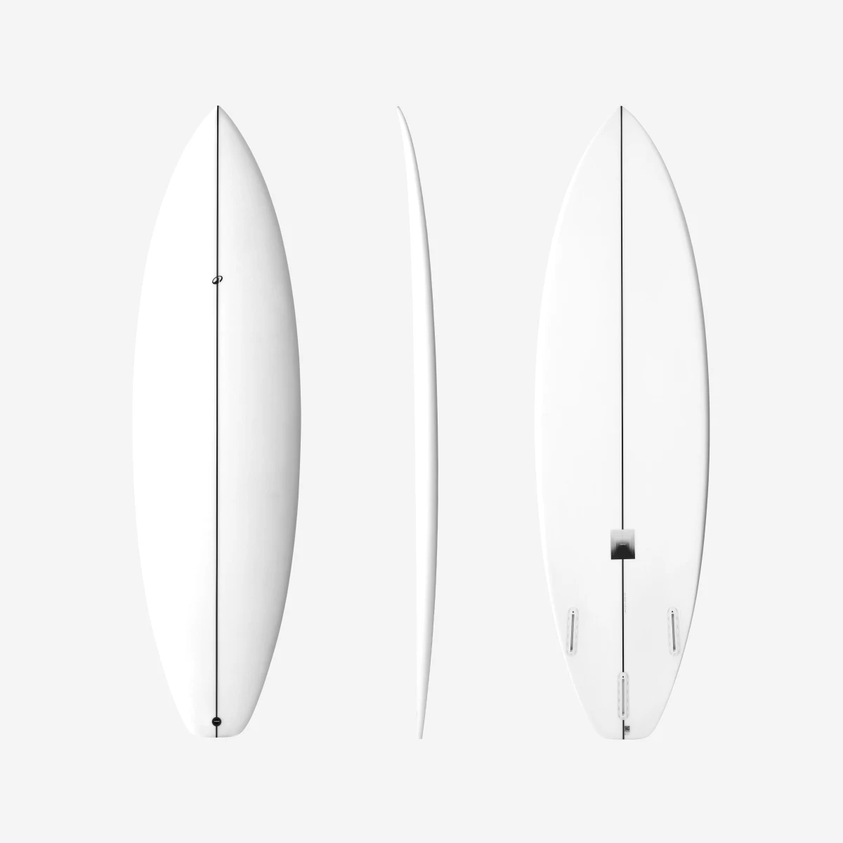 DECATHLON Surf shortboard Allround 900 bez plutvičiek 6'3 · záber 1
