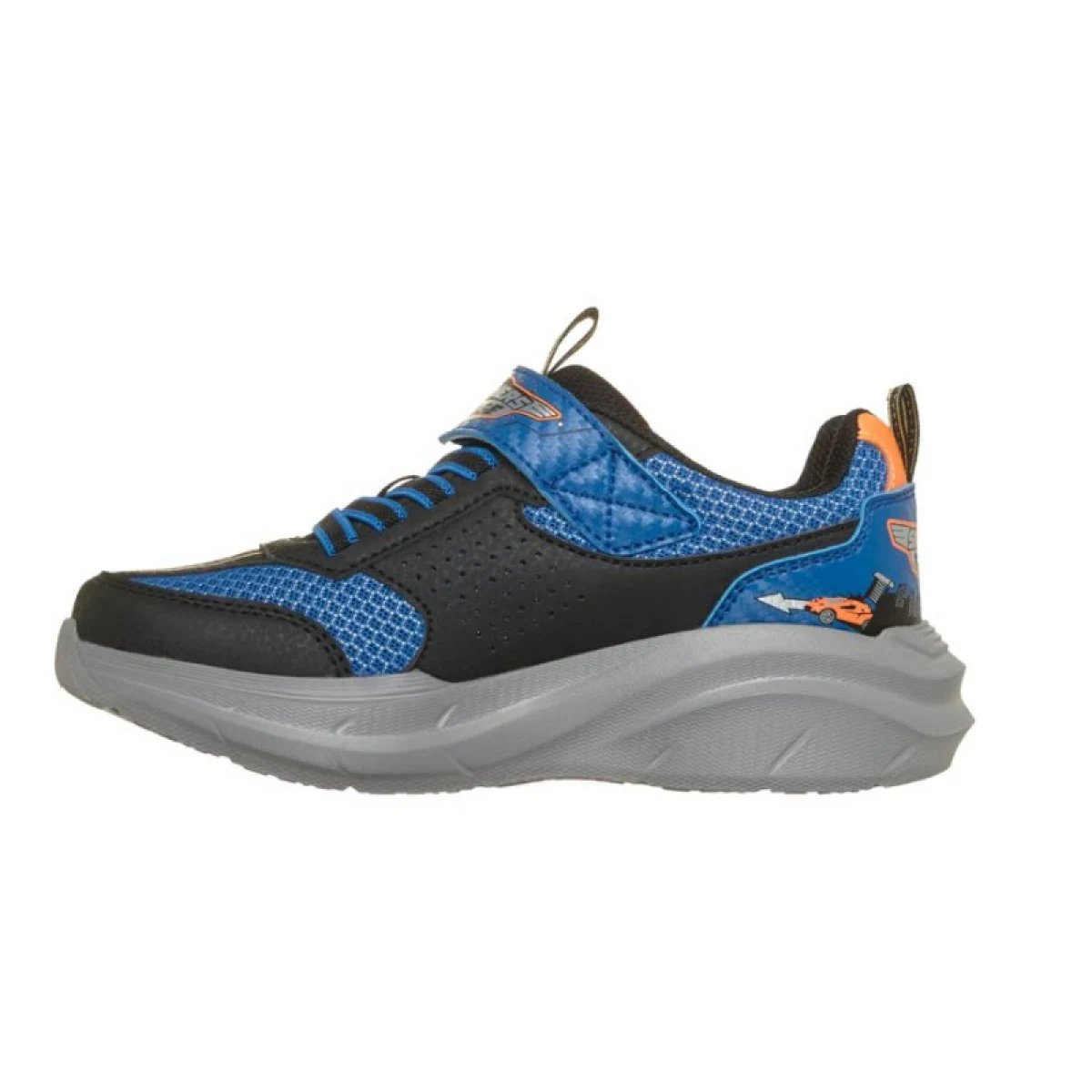 Chlapčenská rekreačná obuv SKECHERS Skechers Garage K black blue orange · záber 2