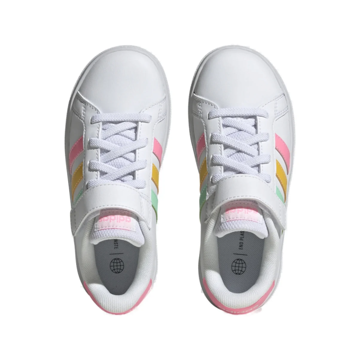 Dívčí rekreační obuv ADIDAS Grand Court cloud white pulse mint beam pink · záber 5
