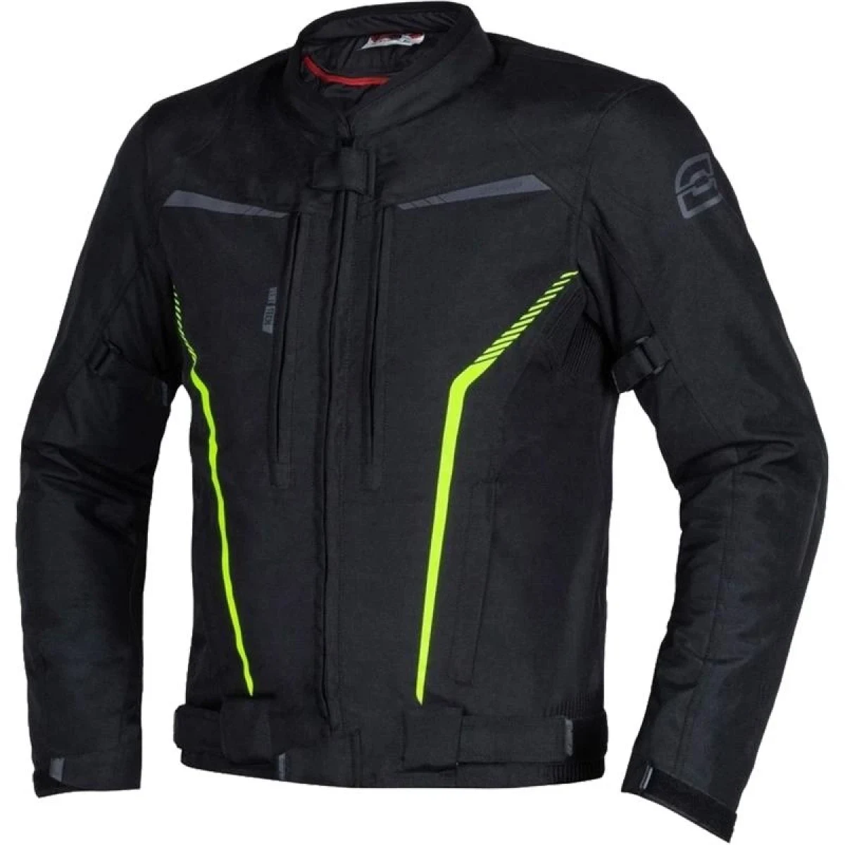 Ozone Bunda na motorku Delta IV černo-fluo žlutá + sleva 200,- na příslušenství - Velikost: 5XL | Barva: čierna · záber 1