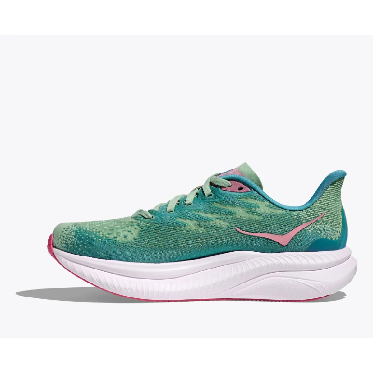 Dámska bežecká obuv HOKA Mach 6 W jadeite alpine blue · záber 4