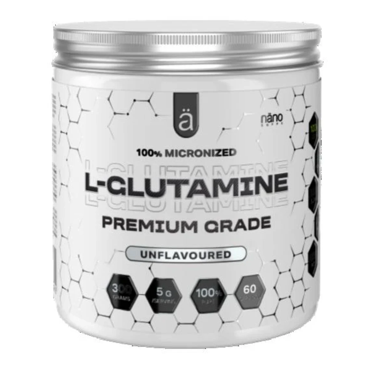 Näno Supps 100% Micronized L-Glutamine 300g · záber 1