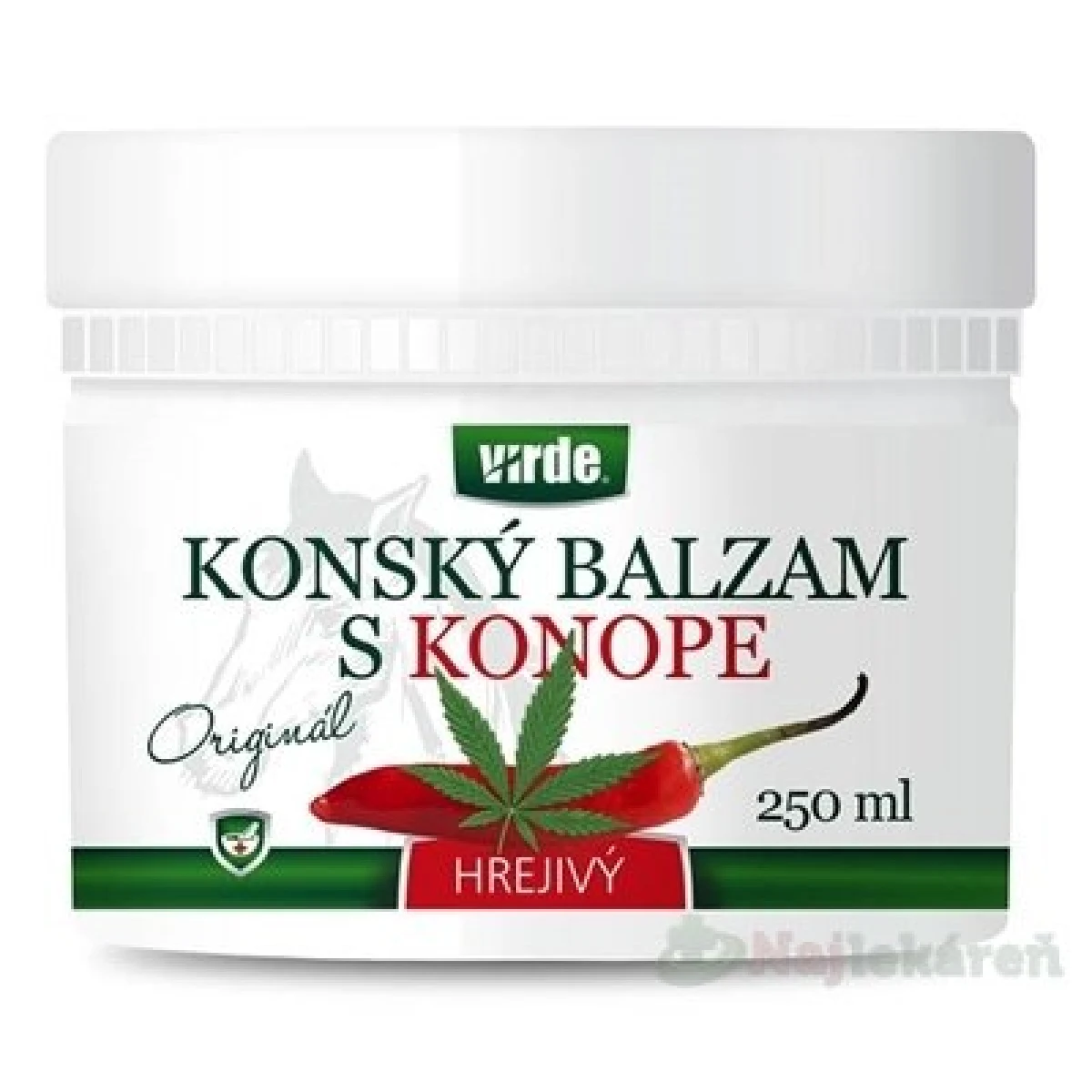 Virde konský balzam s konopím hrejivý 250 ml · záber 1