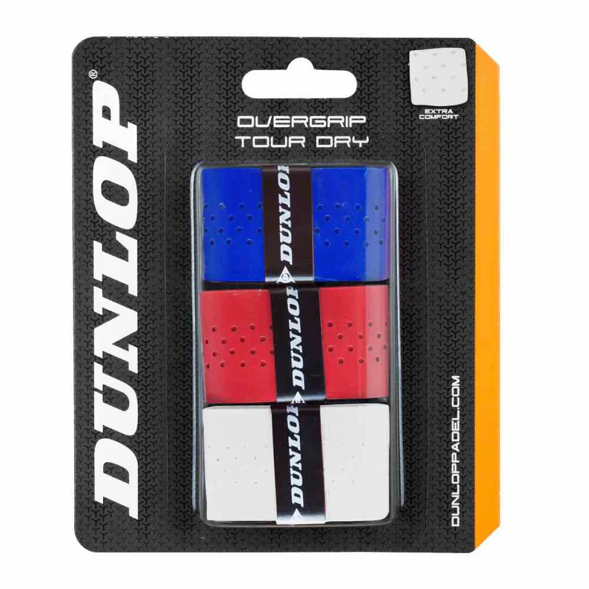 DUNLOP Padel omotávky DRY TOUR OverGrip mix · záber 1