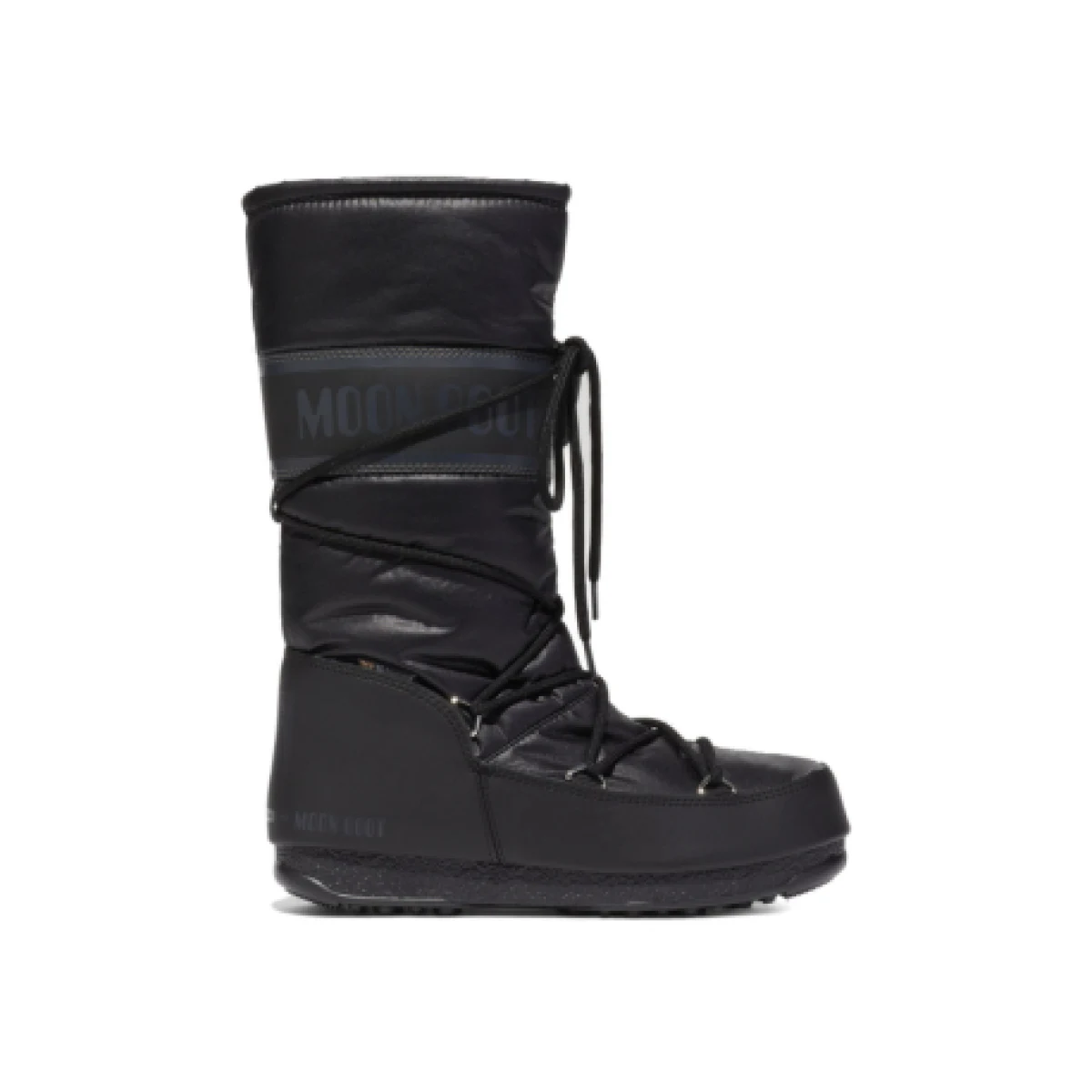 Dámske vysoké zimné topánky MOON BOOT HIGH NYLON, 001 black · záber 1