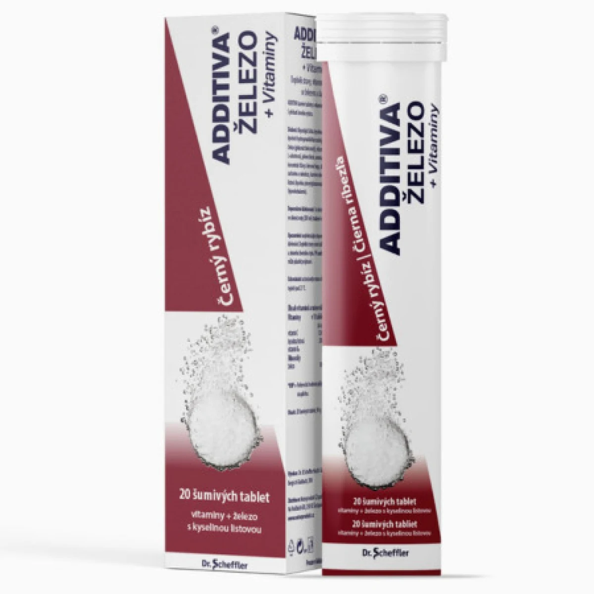ADDITIVA Multivitamín + minerál + železo 20 kapsúl · záber 1