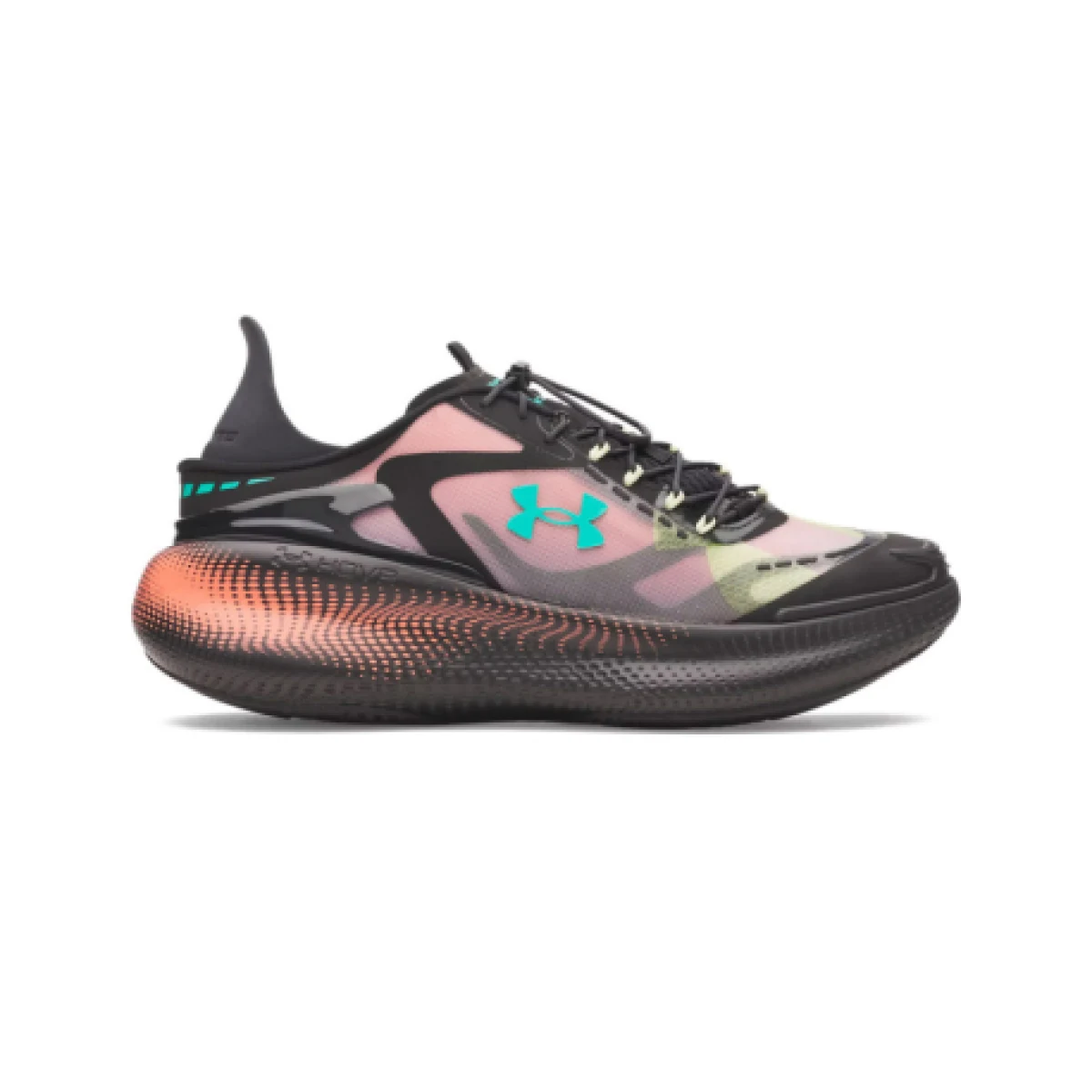 Pánska rekreačná obuv UNDER ARMOUR UA Echo M electric tangerine black green mode · záber 1