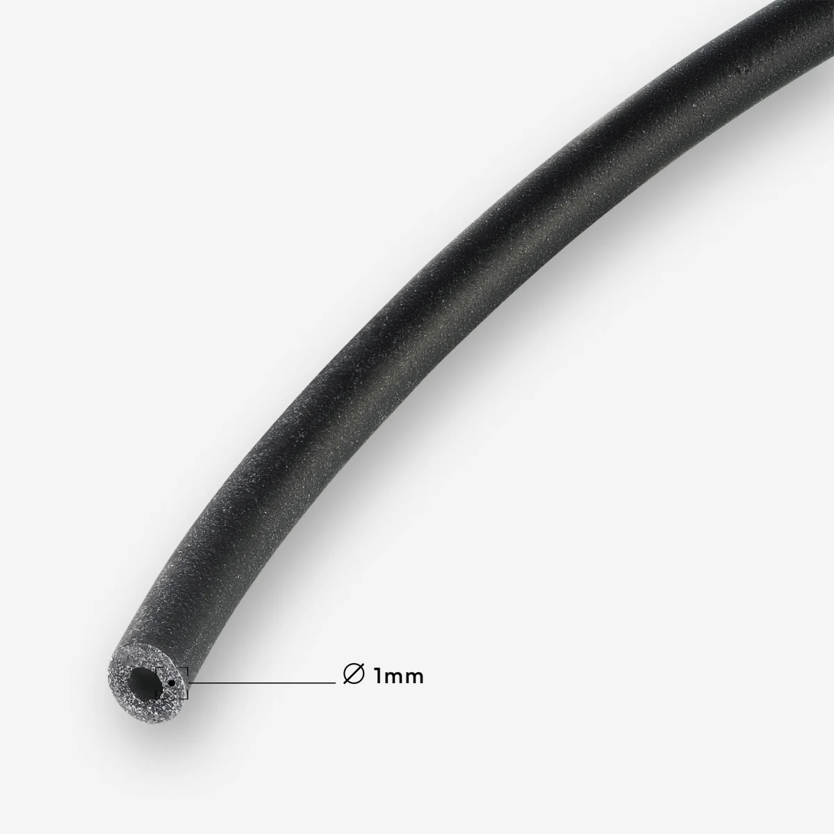 CAPERLAN Bužírka silikónová na lov kapra 1 mm/1 m bez · záber 2