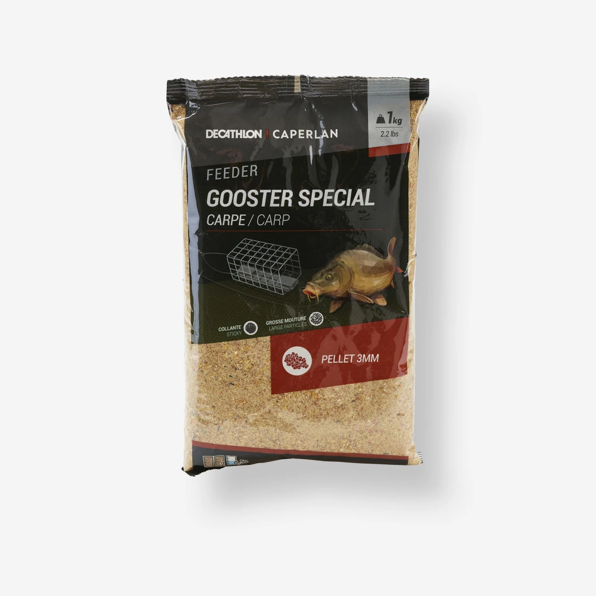 CAPERLAN Návnada Gooster Special kapor feeder 1 kg 1kg · záber 1