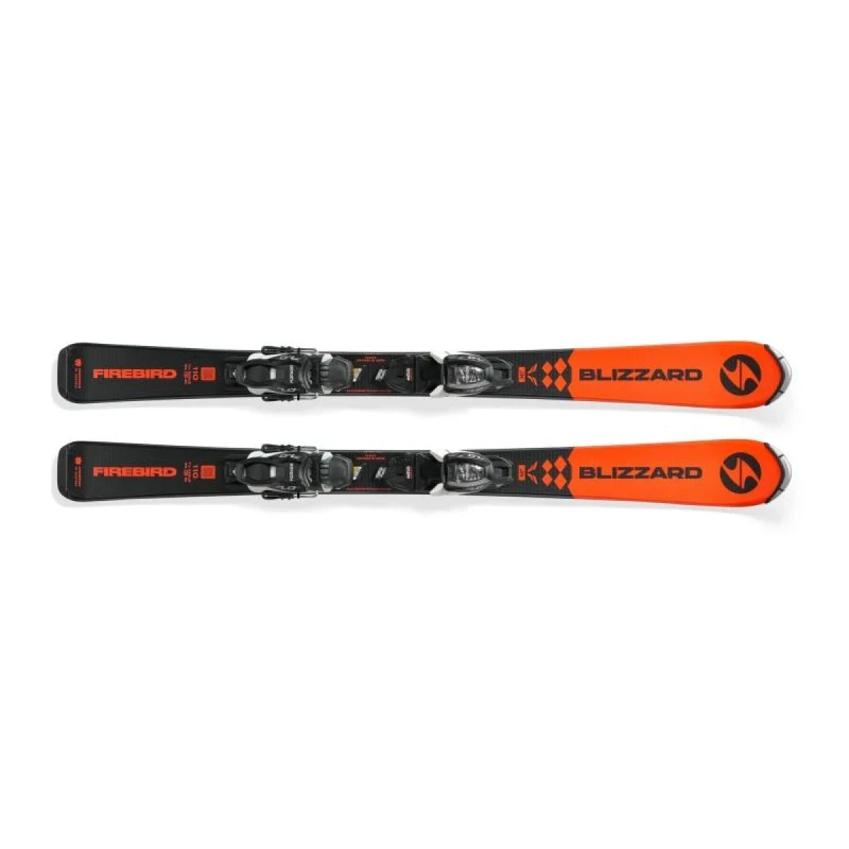 Juniorské sjezdové lyže - on piste s vázáním BLIZZARD Firebird JR + FDT JR 4.5, orange · záber 1