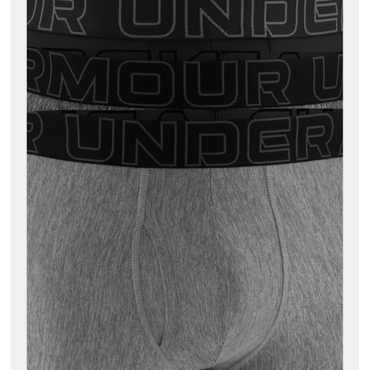 Pánske boxerky UNDER ARMOUR 3 PACK-UA PERFORMANCE TECH - SOLID 9 inch-GRY · záber 4