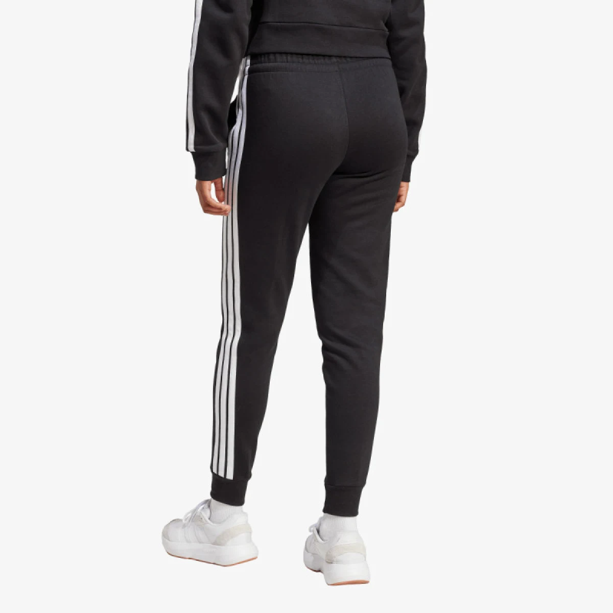Dámske tepláky ADIDAS W 3S FL SL PT BLACK WHITE · záber 3