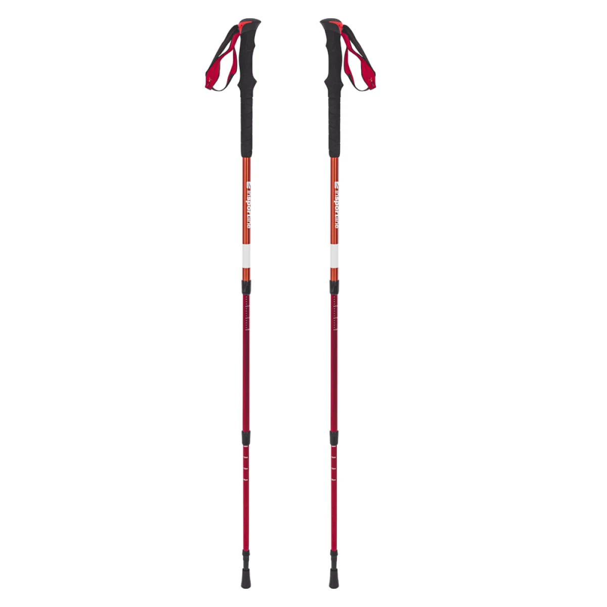 Trekingové palice inSPORTline Altiplano 100 Pair červené · záber 1